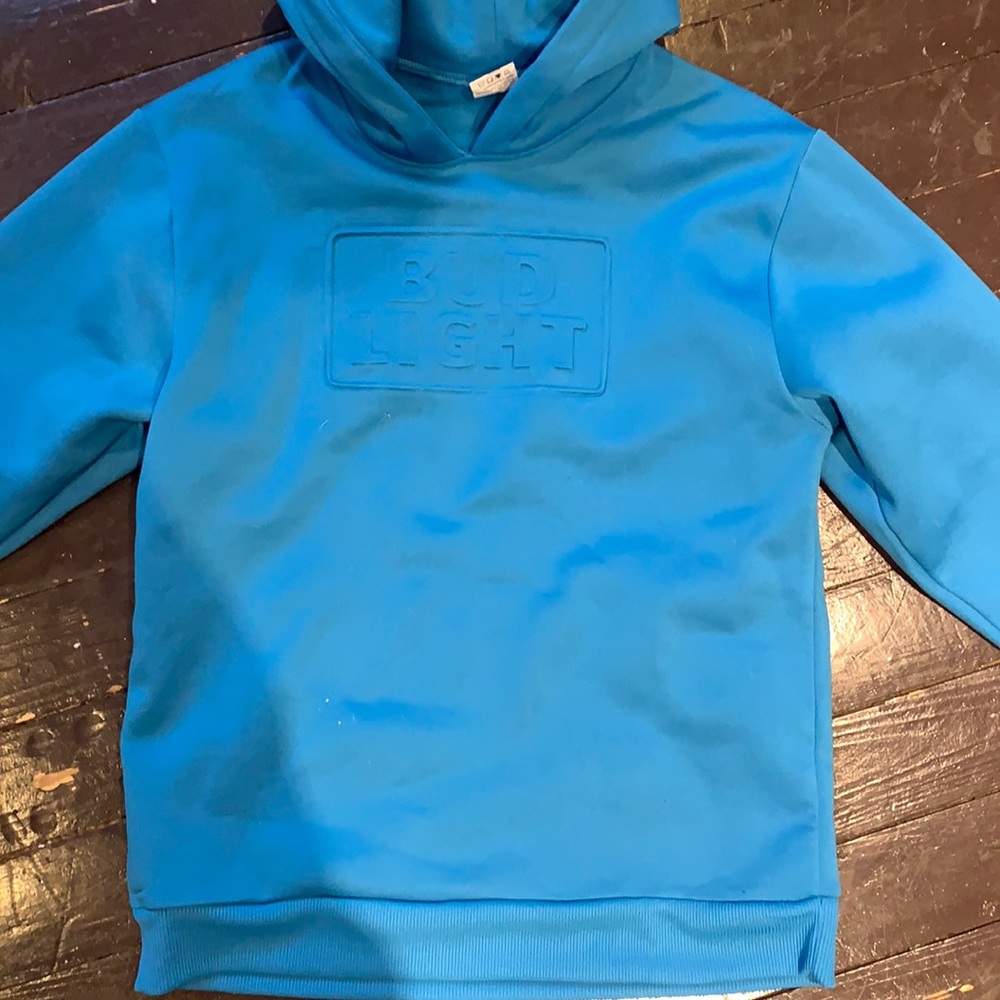 Blue budlight hoodie
